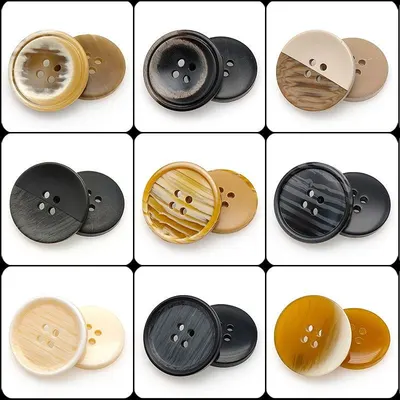 Buffalo Horn Buttons