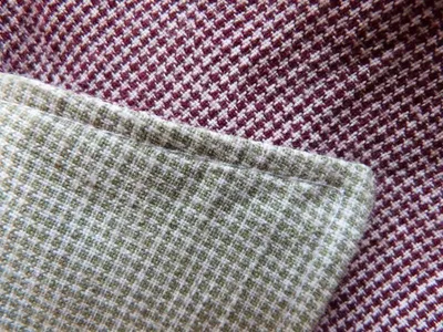 80/2 dull cotton checks fabrics