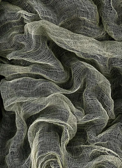 Rouched scarf