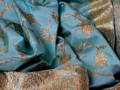 Chiniya Brocade (Jaquard) in blue
