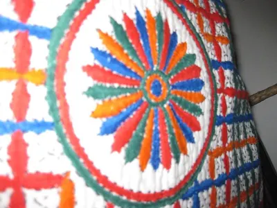 Block-print Handwork Cushion Cover