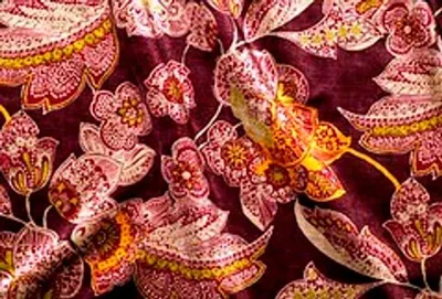 Butterfly Wings Cotton Stamp Batik Fabrics
