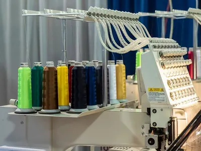 Rose sequin embroidery machine