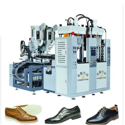 Automatic sports shoes direct injection machine