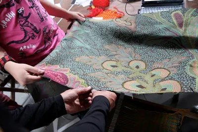 Jacquard Brocade On Viscose Georgette