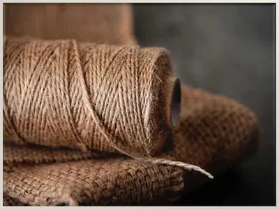 Natural Burlap Fabric / Jute Hessian Cloth