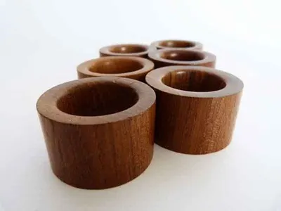 Wooden Spice Jars