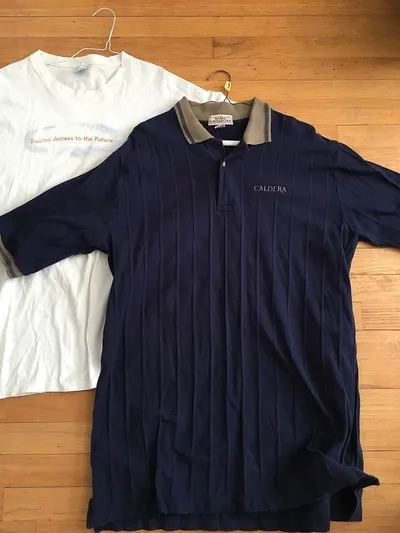 Navy Contrast Sleeve Polo T-shirt