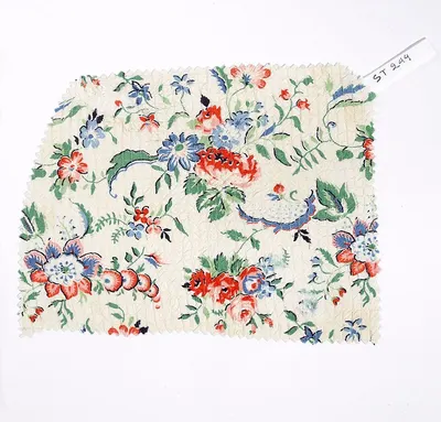 Chinese Style Cyan Flowers Porcelain Face Towel by China Enrol International