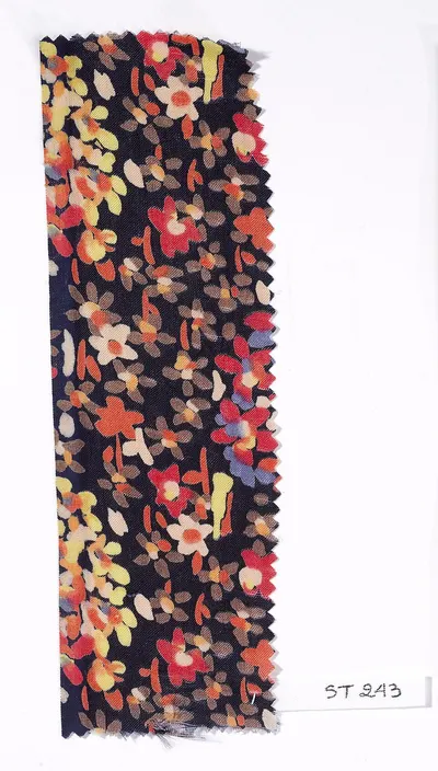 Viscose georgette floral scarf