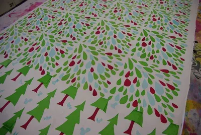 Printed Flannel Fleece Fabric