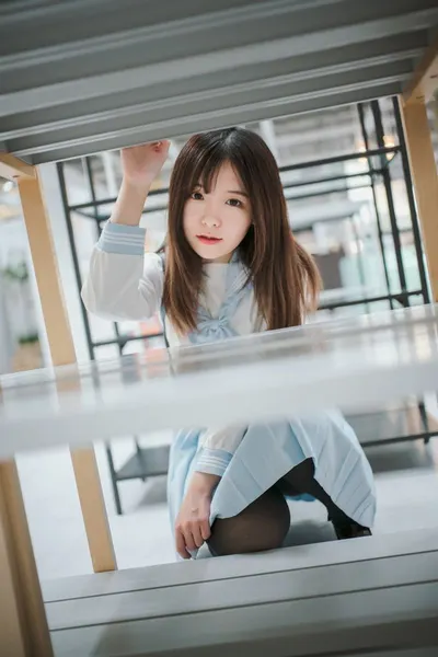 Korea style tunic blouse - gray