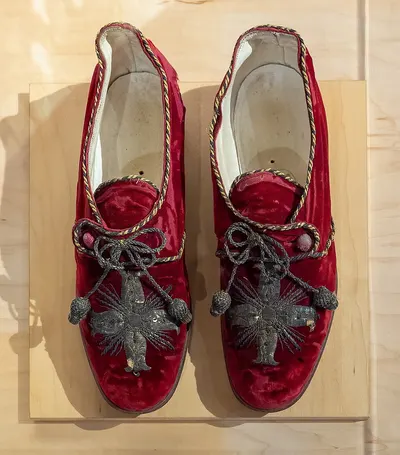 Women's Mocassins (EM 10) Marion Roth Red by Nord Sud Textiles