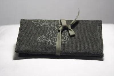 Hand Clutch with cloth inside - L / S by Moi Keteki