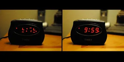 3 Port USB HUB 2.0 with clock and blue LED light