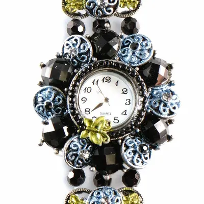 Newest Design Colourful Cotton Fabric Band Watch