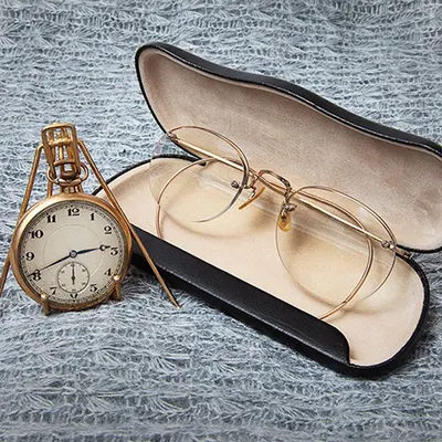 Metal optical glasses cases