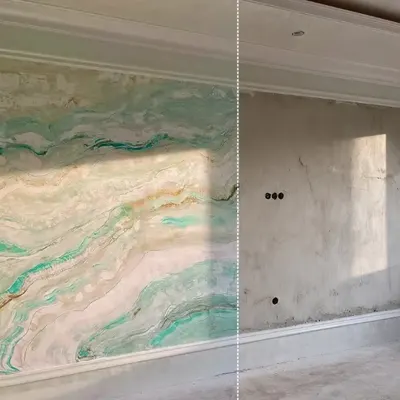 Blue Kingfisher high-end Venetian plaster made in China factory - Image 3