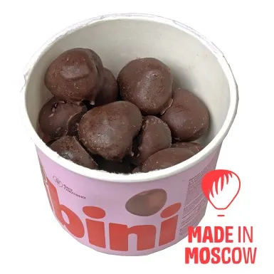Quickly frozen raspberries in white and milk chocolate without sugar, Frambini - Image 2