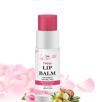 TNW – The Natural Wash Rose Tinted Lip Balm for Soft & Moisturized Lips | Lip Balm with Natural Pink Tint . - Image 2