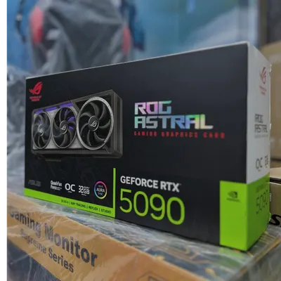 ASUS TUF RTX 5090 OC Graphics Card (PCIe 4.0, 24GB 384Bit GDRR6X, HDMI 2.1a, DP 1.4a, ARGB), w/Anti-Sag RGB Holder, Dino DP to HDMI Converter, SPS HDMI 2.1 Cable by Haixingsha Wholesales Trading Electronics Co,Ltd