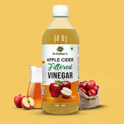 Apple Cider Vinegar Filtered Vinegar 500ML (ACV Filtered Vinegar) by Natures Shopy