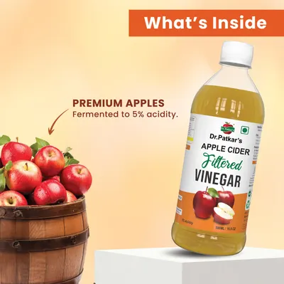 Apple Cider Vinegar Filtered Vinegar 500ML (ACV Filtered Vinegar) - Image 2