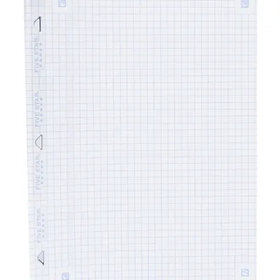 Five Star Graph Ruled Reinforced Filler Paper 150 Sheets - Image 4