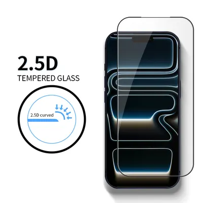 Ultra Clear Bare-feel Smooth Feeling 3D Glue Dispensing Tempered Glass Screen Protector for iPhone 17 Pro max/ for 16 Pro max - Image 3