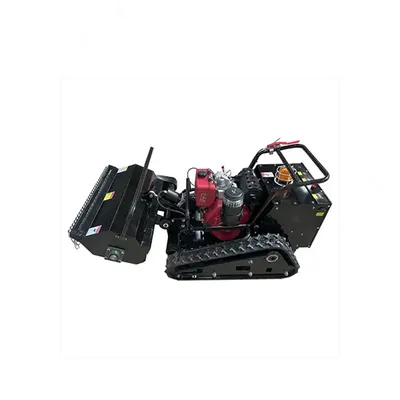 Self Propelled Diesel Flail Lawn Mower Robot Lawn Mower Small Garden Lawn Mower