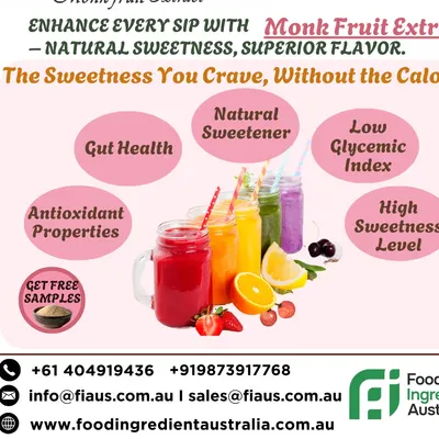 Monk Nectar® Monk Fruit Extract for Beverages – Natural Sweetener Supplier in Australia by Food Ingredient Australia