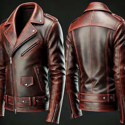 Leather Jacket by FASHION CHANGERS SPORTS