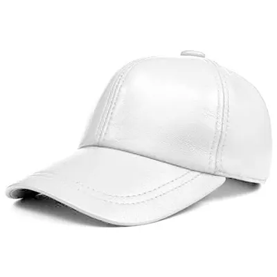 Genuine Leather Cap by FASHION CHANGERS SPORTS