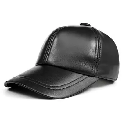 Genuine Leather Cap - Image 2