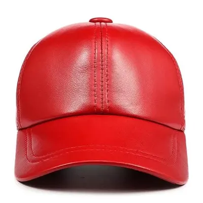 Genuine Leather Cap - Image 4