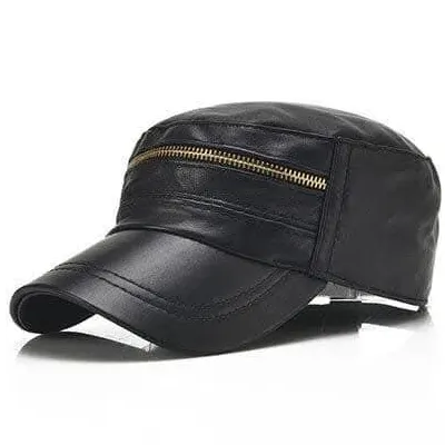Genuine Leather Cap - Image 5