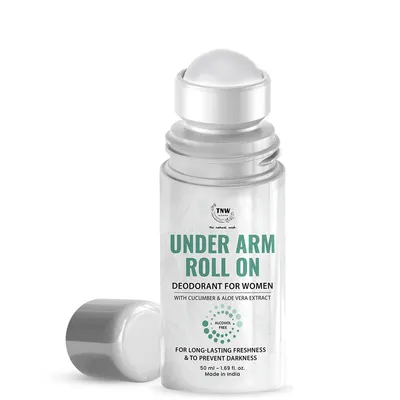 TNW – The Natural Wash Underarm Roll-On Deodorant For Women| With Cucumber & Aloe Vera Extract and Hyaluronic Acid | For Long-Lasting Freshness