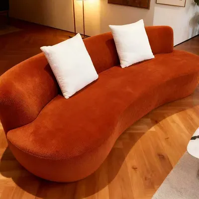 Modern Luxury Curved Sofa by Zibo Hongtai Sponge Factory