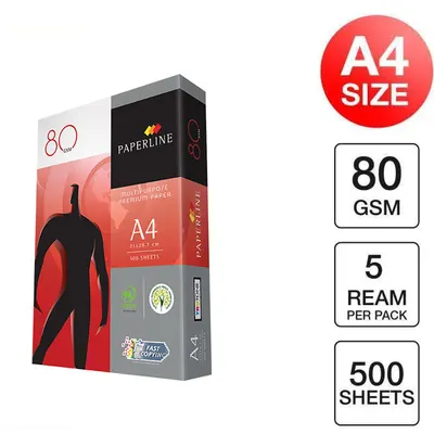 Paperline Standard A4 80 gsm office paper by PT Maol