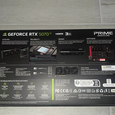 ASUS NVIDIA GeForce RTX 5070Ti 16GB GDDR7 PRIME OC Graphics Card - Image 2