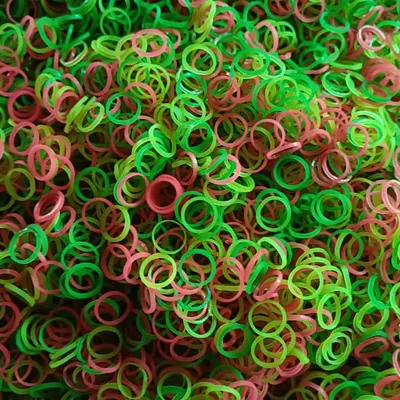 FLUORESCENT NYLON RUBBER BAND by RAS RUBBERS
