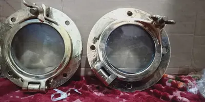 Original Vintage Brass Ship Porthole