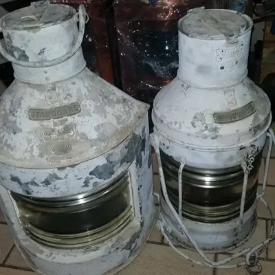 Original Vintage Ship Lantern