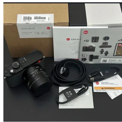 Leica Q3 43 Digital Camera (19084) (Black)