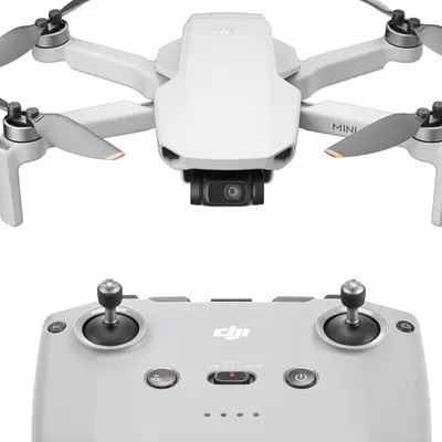 DJI Mini 4K, Drone with 4K UHD Camera for Adults, Under 249 g, 3-Axis Gimbal Stabilization, 10km Video Transmission, Auto Return, Wind Resistance, 2 Batteries for 31-Min Max Flight Time, Intelligent by Vento Enterprises