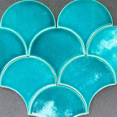 fish scale handmade tiles by Adigres