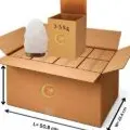 RMY Himalayan 2-3kg white salt lamp - Image 2