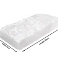 RMY Crystal One Side Natural White Salt Tiles 20x10x5cm by RMYINTERNATIONAL