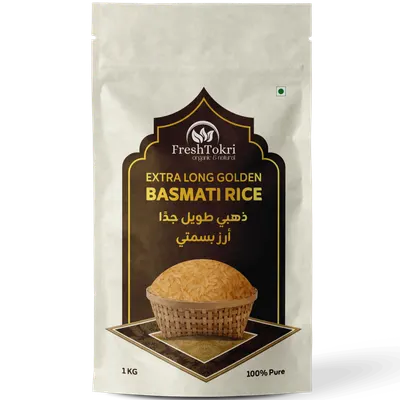 Extra Long Golden Basmati Rice by FreshTokri Foods