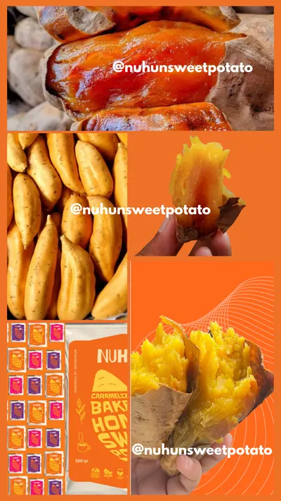 Frozen Baked Indonesian Honey Sweet Potato 350gr by Bima Mahkota Nusantara